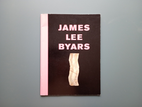 Book cover from James Lee Byars: Q.I.I.T.R. T.F.T.I.P. T.S.T.