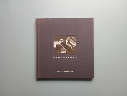 Book cover from Carl Chiarenza. Evocations