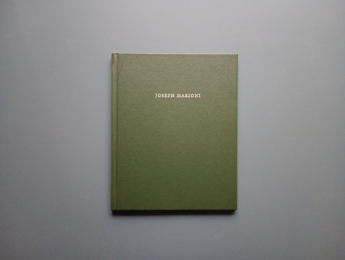 Book cover from Joseph Marioni: Painter