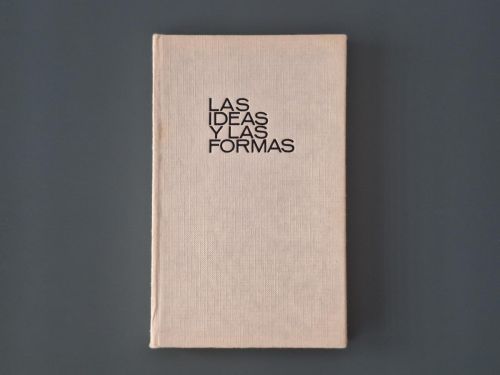 Book cover from Las ideas y las formas