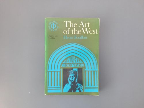 Book cover from The Art of the West in the Middle Ages. Volume II: Gothic Art