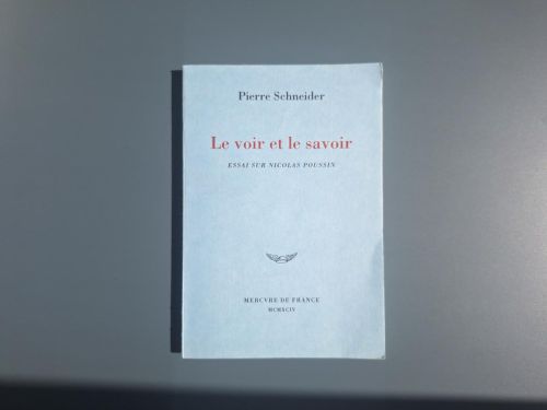 Book cover from Le voir et le savoir: Essai sur Nicolas Poussin 